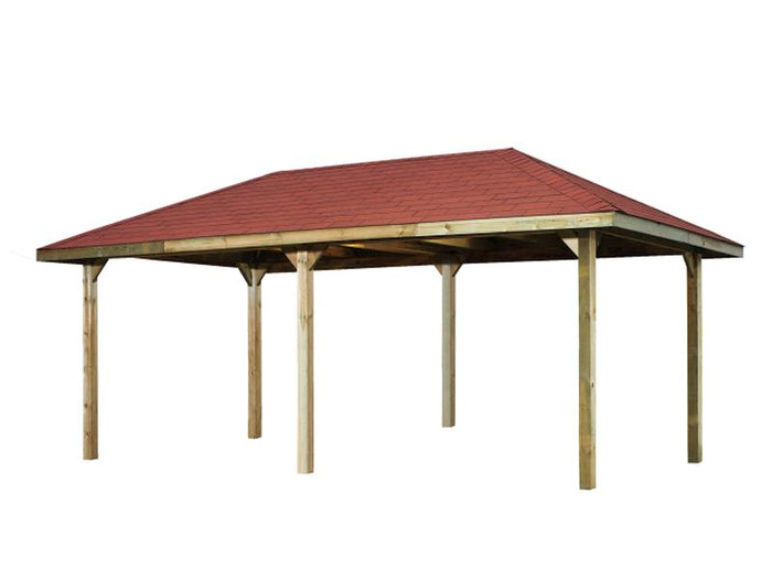 Weka Pavillon Gartenoase 651 B Größe 2 Sparset