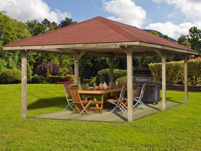 Weka Pavillon Gartenoase 651 B Größe 3 Sparset