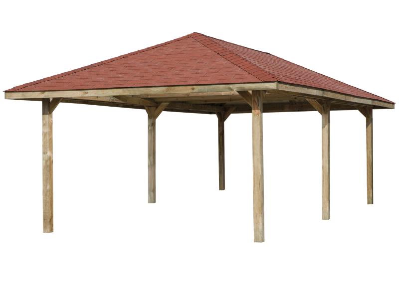 Weka Pavillon Gartenoase 651 B Größe 3 Sparset