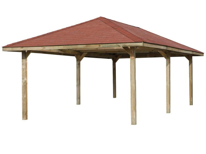 Weka Pavillon Gartenoase 651 B Größe 3 Sparset