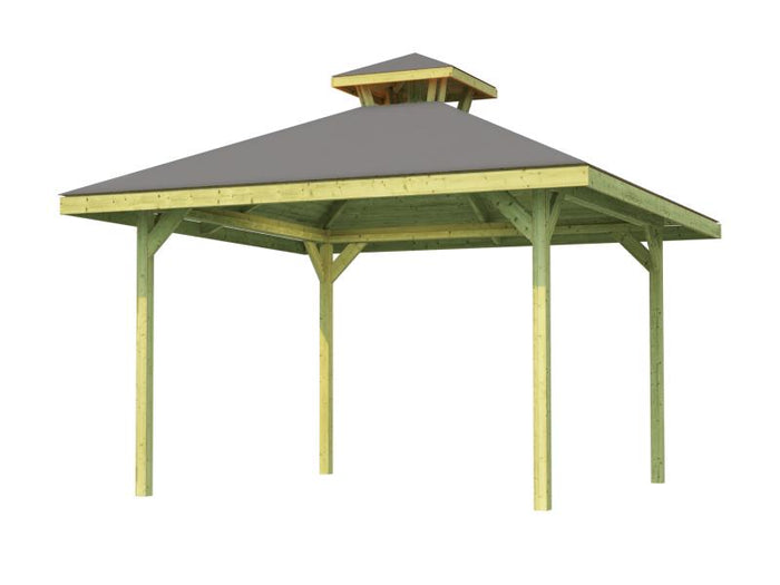 Weka Pavillon Gartenoase 651 Gr. 3 Massivholz