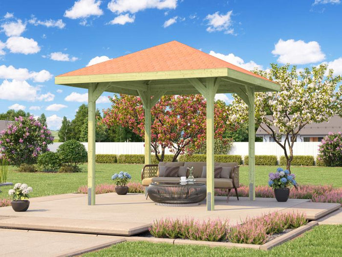 Weka Pavillon Gartenoase 651 Größe 1 Sparset