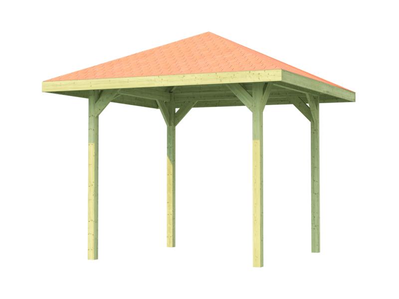 Weka Pavillon Gartenoase 651 Größe 1 Sparset