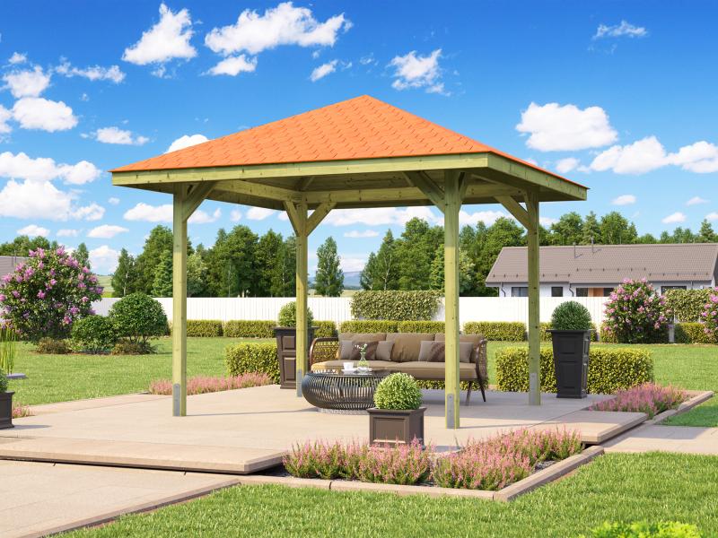 Weka Pavillon Gartenoase 651 Größe 2 Sparset