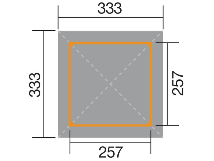 Weka Pavillon Gartenoase 651 Größe 2 Sparset