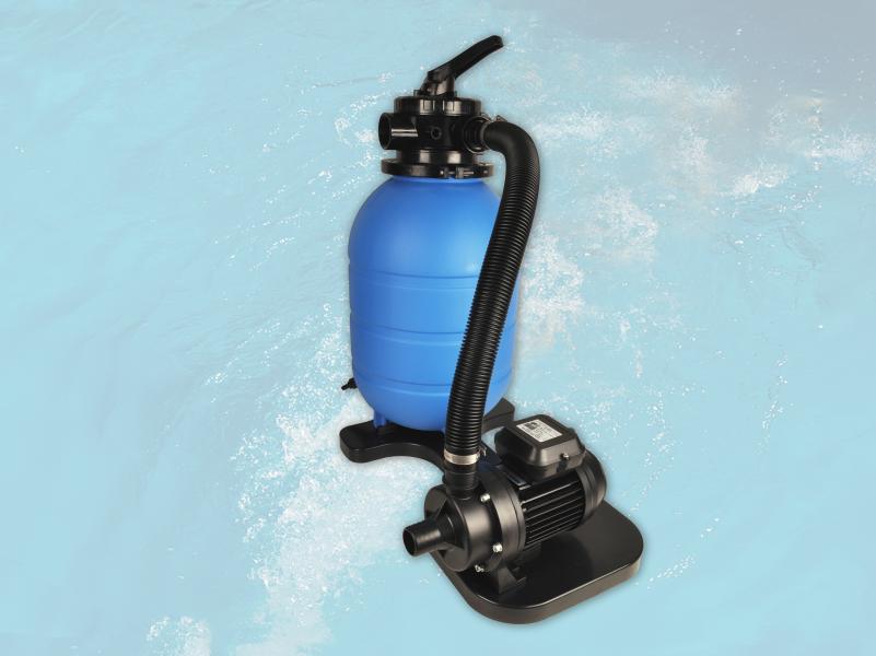 Weka Pool 595 Gr. 1 Folie sand/mosaic inkl. Sandfilteranlage und Technikraum