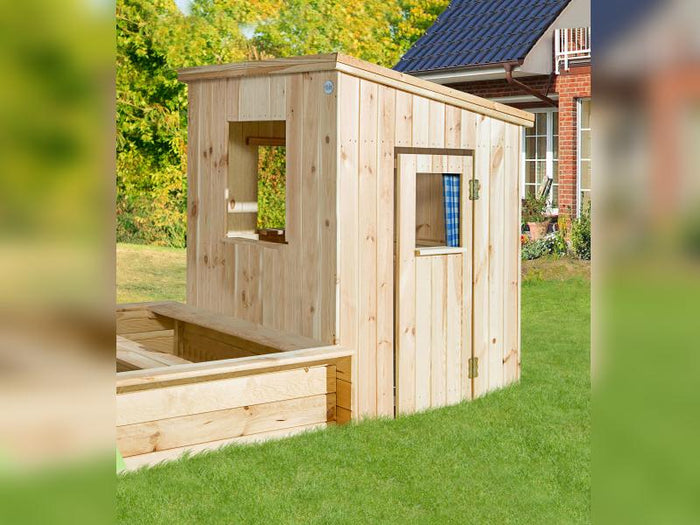 Weka Sandkasten 196 A mit Kajüte, Mast und Segel