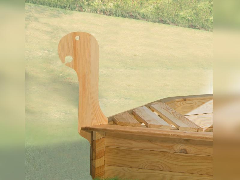 Weka Sandkasten 196 A mit Kajüte, Mast und Segel