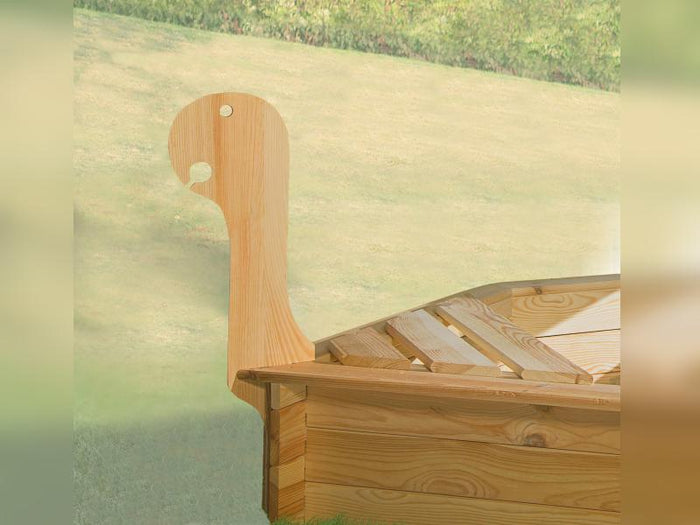 Weka Sandkasten 196 A mit Kajüte, Mast und Segel