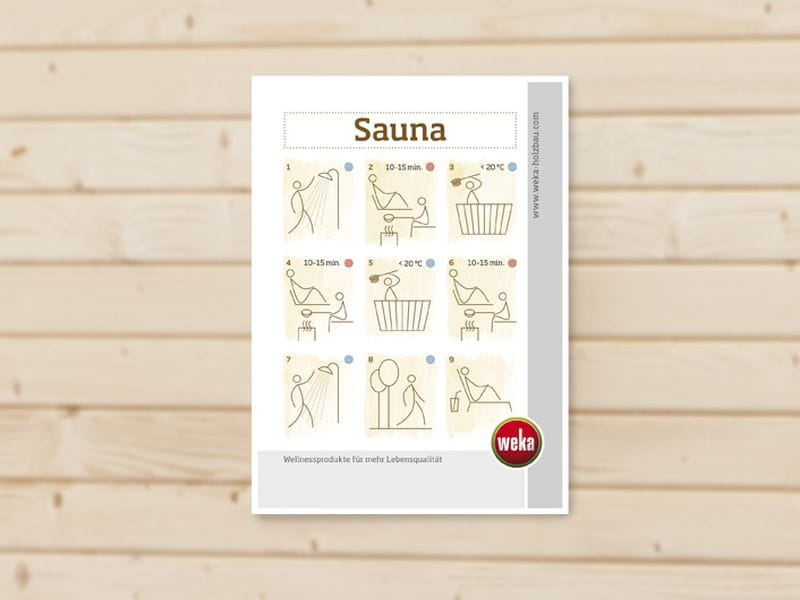 Weka Sauna Baderegeln