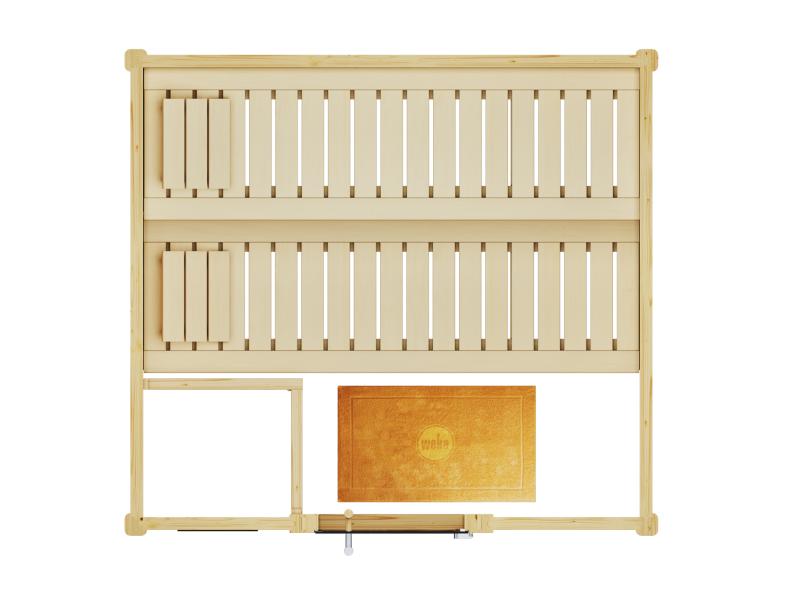 Weka Sauna Bergen Gr. 1,8 GT, inkl. 5,4 Ofen Kompakt integr. Steuerung