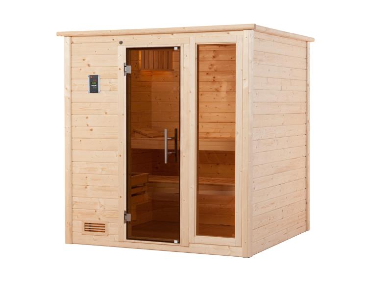 Weka Sauna Bergen Gr. 1,8 inkl. 7,5 kW BioS
