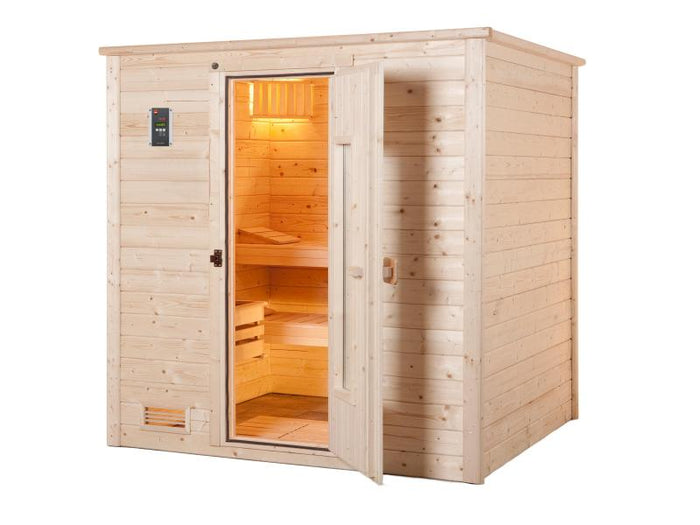 Weka Sauna Bergen Gr. 1,8 inkl. 7,5 kW OS