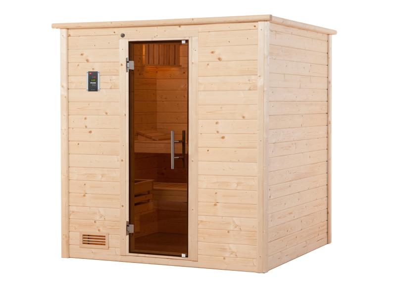 Weka Sauna Bergen Gr. 1,8 inkl. 7,5 kW OS