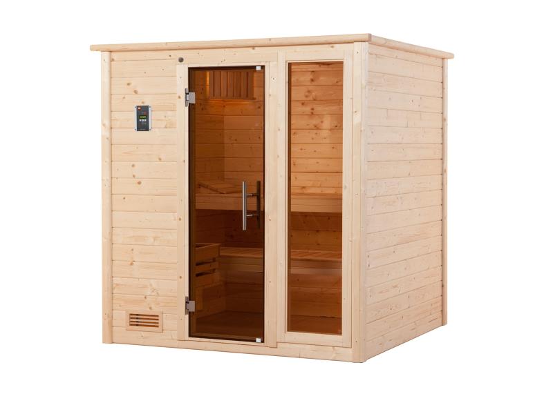 Weka Sauna Bergen Gr. 1,8 inkl. 7,5 kW OS