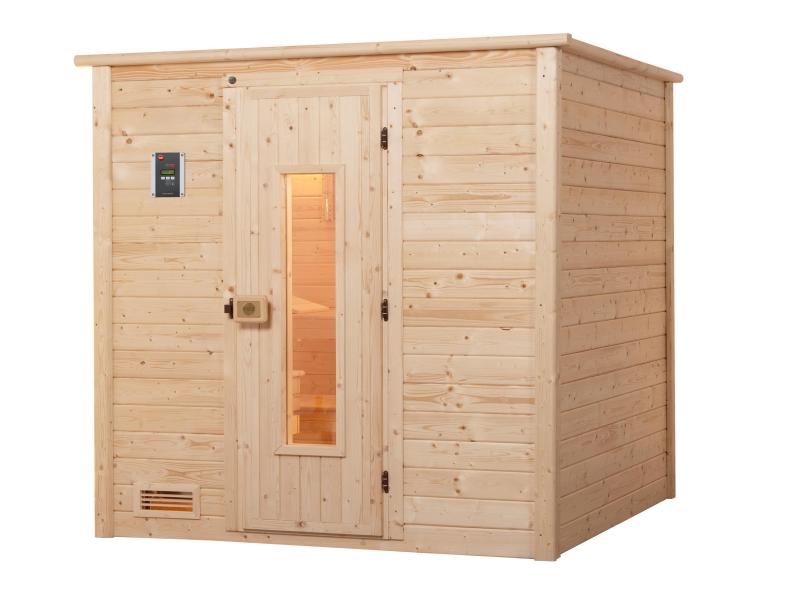 Weka Sauna Bergen Gr. 2 inkl. 7,5 kW OS