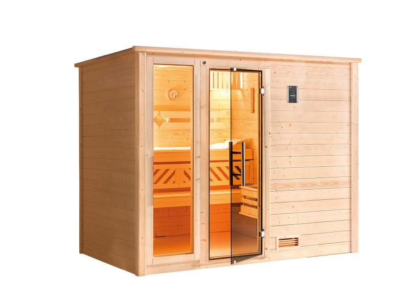 Weka Sauna Bergen Gr. 3 GT/F inkl. 7,5 kW OS