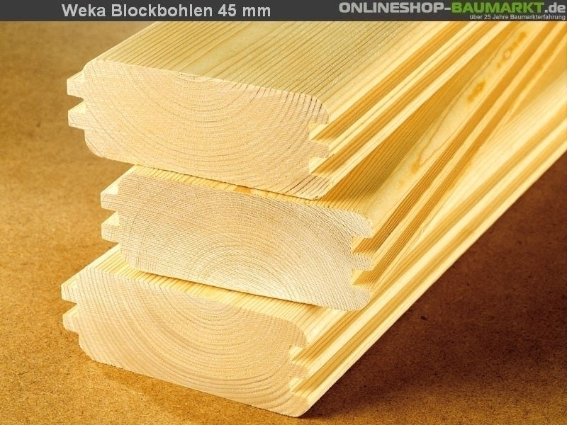 Weka Sauna Bergen Gr. 3 GT/F inkl. 7,5 kW OS