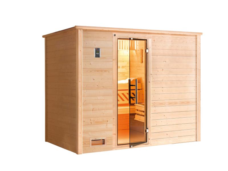 Weka Sauna Bergen Gr. 3 inkl. 7,5 kW BioS