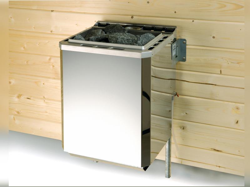 Weka Sauna Halmstad Gr.1 inkl. 4,5 kW Bioofen (BioS), mit digitaler Steuerung