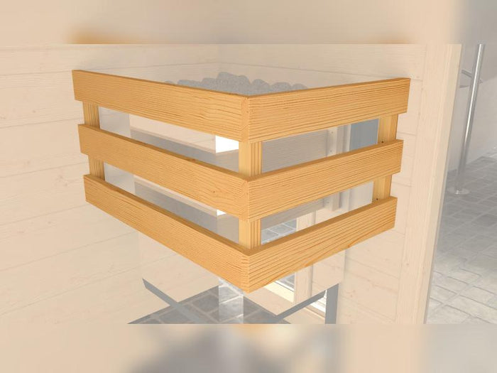 Weka Sauna Laukkala Gr.1 inkl. 3,6 kW OS inkl. Saunaleuchten Set