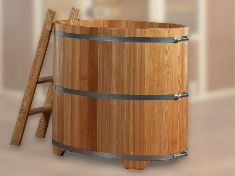 Weka Sauna Tauchbottich aus Lärchenholz