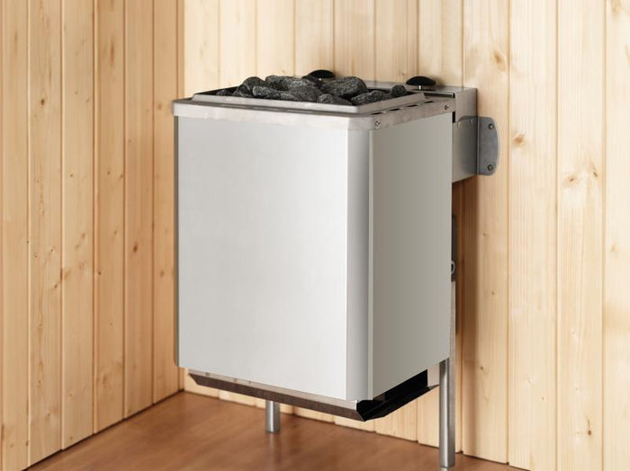 Weka Sauna Turku Gr. 2 GTF, inkl. 9 kW Ofen Kompakt mit integr. Steuerung, mit Fenster