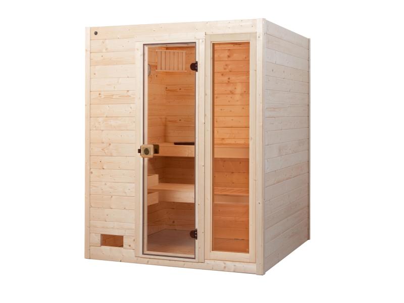 Weka Sauna VALIDA Gr. 3 im Set , 9 kW K Ofen inkl. integrierter Steuerung