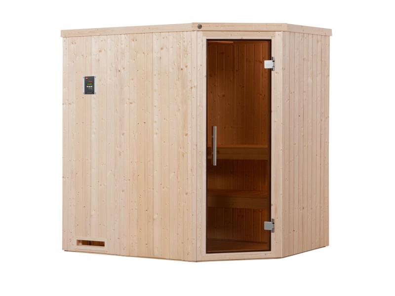 Weka Sauna Varberg Eck Gr.1 inkl. 7,5 kW BioS