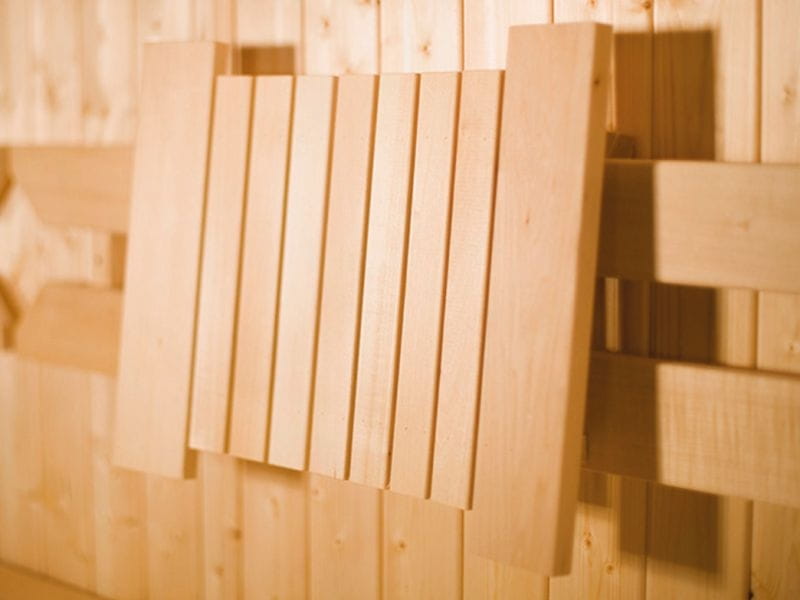 Weka Sauna verschiebbare Rückenlehne