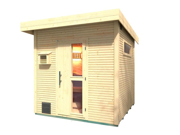Weka Saunahaus 45 mm Kuopio, natur