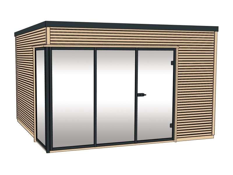 Weka Saunahaus Cubilis inkl. 7,5 kW BioS