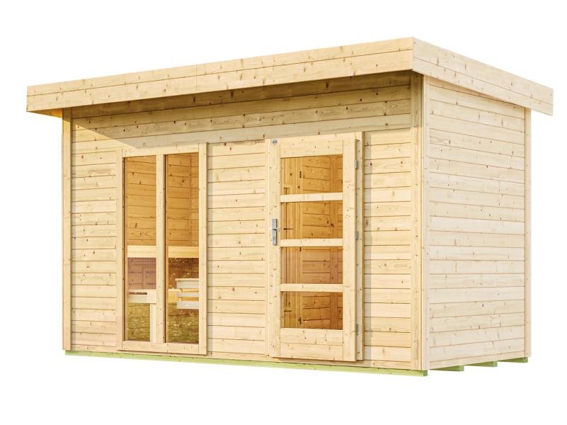 Weka Saunahaus Farsund, inkl. Vorraum und Fenster