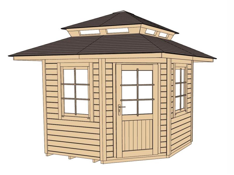 Weka Saunahaus Kurikka inkl. 7,5 kW OS