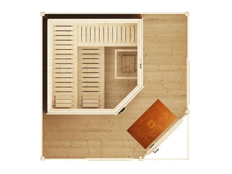 Weka Saunahaus Kurikka inkl. 9 kW Ofen (OS)