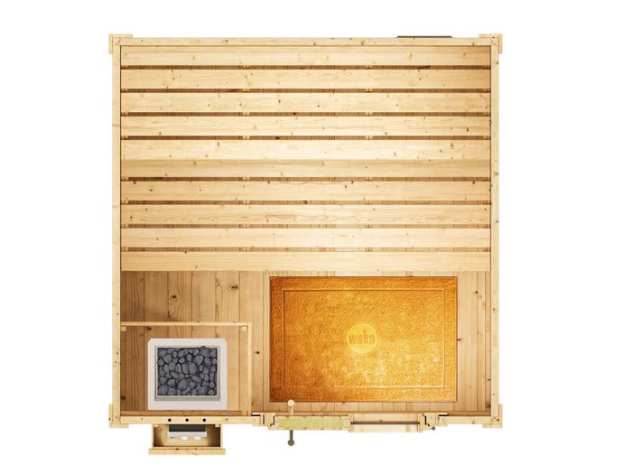 Weka Saunahaus Naantali inkl. 9 kW Saunaofen Kompakt