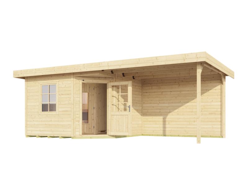 Weka Saunahaus SALO 28 mm natur