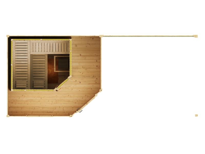 Weka Saunahaus SALO 28 mm natur