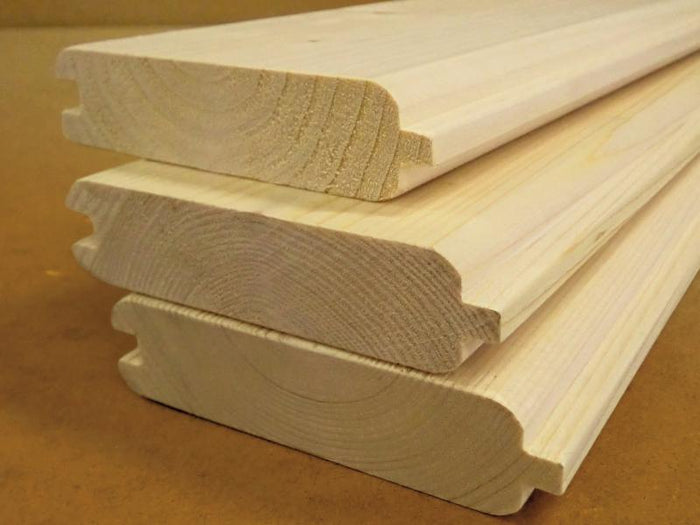 Weka Saunahaus SALO 2, 28 mm, natur, inkl. 9 kW Saunaofen (OS)