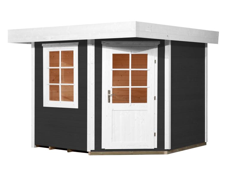 Weka Saunahaus Salo Gr.1 anthrazit inkl. 7,5 kW BioS