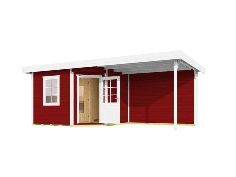Weka Saunahaus Salo Gr.2 schwedenrot inkl. 9 kW BioS