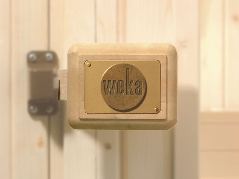 Weka Saunatürgriff-Set für Holztür