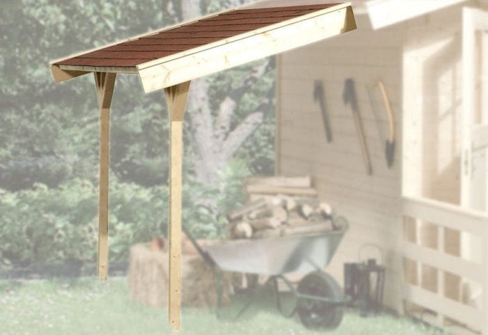 Weka Schleppdach für BBH ab Haustiefe 200 cm