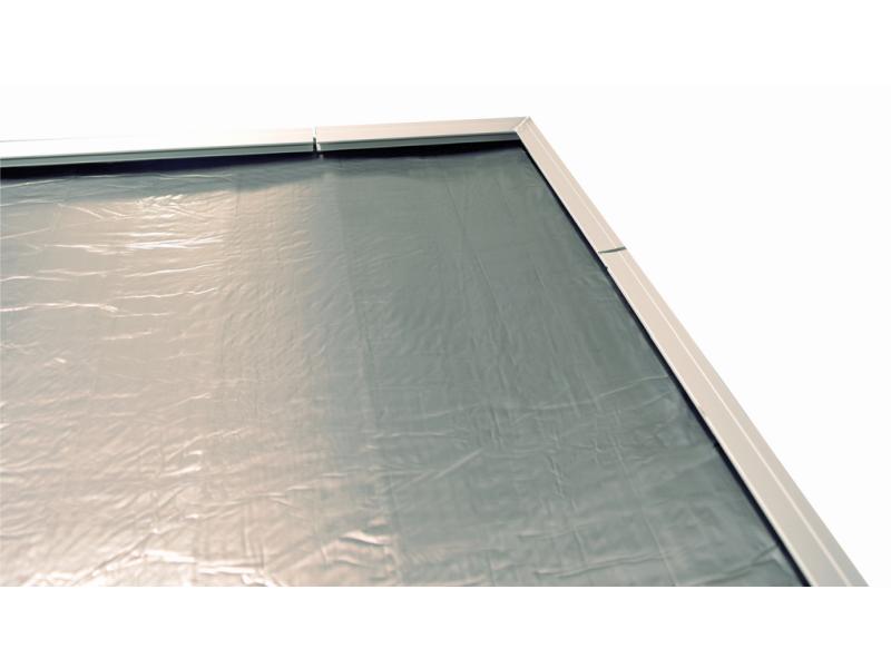 Weka selbstklebende Dachbahn für Saunahaus Farsund und Kuopio