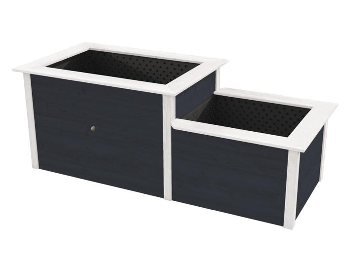 Weka Stufenhochbeet  205 x 79 cm, anthrazit