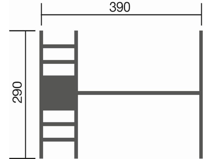 Weka Tabaluga Doppelschaukel inkl. Podest und Nestschaukel