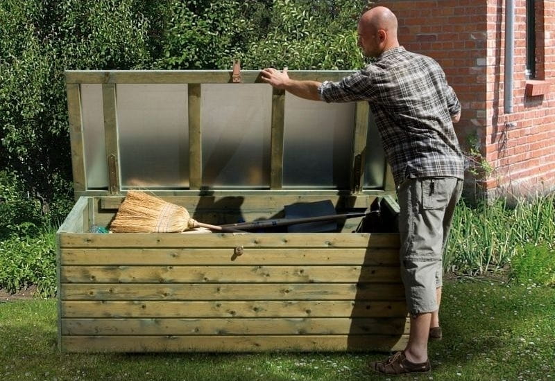 Weka Terrassentruhe mit Deckel kdi