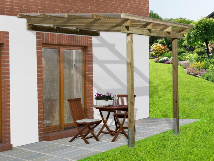 Weka Terrassenüberdachung 671 Größe 1 kdi