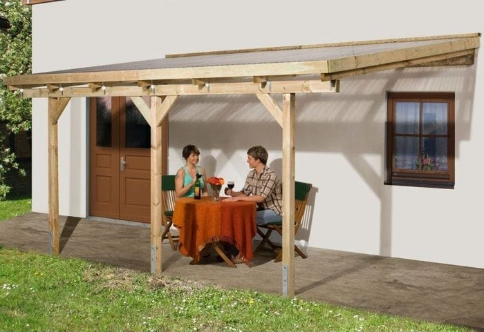 Weka Terrassenüberdachung 671 Größe 2 kdi