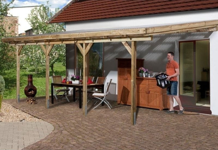 Weka Terrassenüberdachung 671 Größe 5 kdi